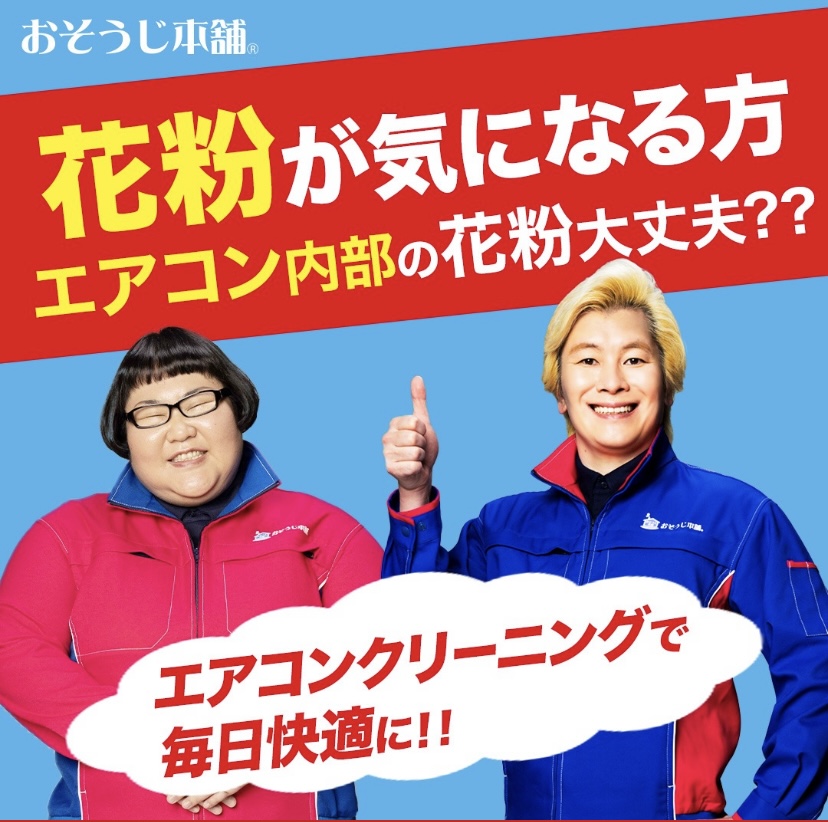 花粉症対策のお掃除